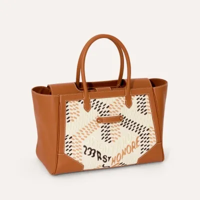 Saïgon tote bag Embroidery - Tan