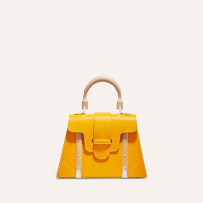 SAC SAIGON PM CUIR LISSE Yellow