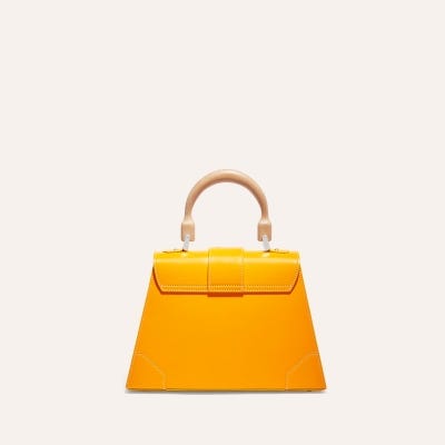 SAC SAIGON PM CUIR LISSE Yellow