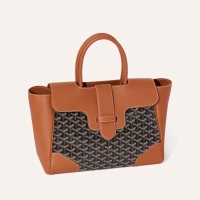 SAC CABAS SAIGON MM Noir & Naturel