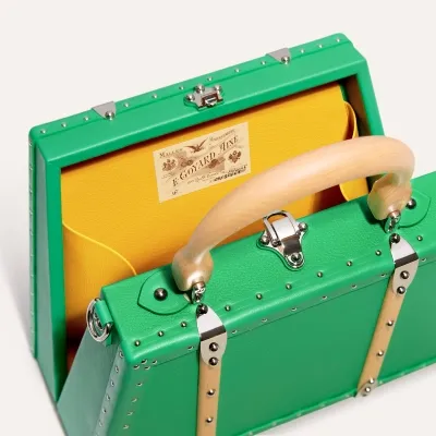 SAC MALLE SAIGON MINI 2 MARQUETERIE 2026 Meadow Green