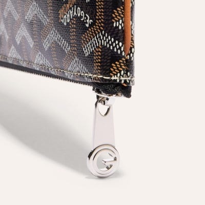 POCHETTE SENAT GM Black & Tan
