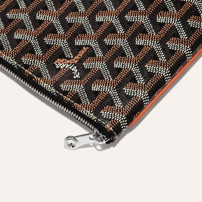 POCHETTE SENAT MM Black & Tan