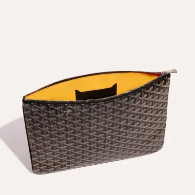 POCHETTE SENAT MGM BANDES INITIALES ECO 블랙