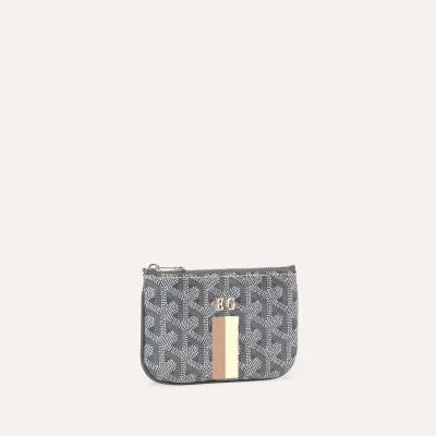POCHETTE CLES SENAT NANO BANDES INITIALES Grey