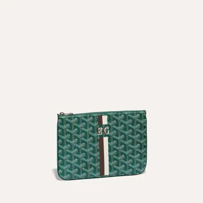 POCHETTE SENAT PM BANDES INITIALES ECO Green