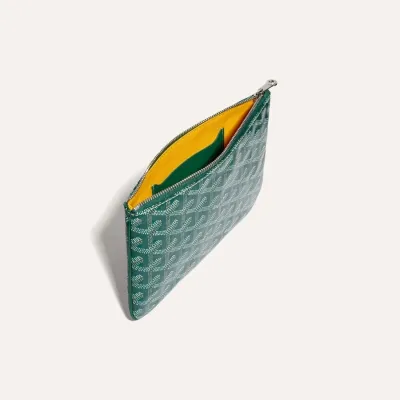 POCHETTE SENAT PM BANDES INITIALES ECO Green