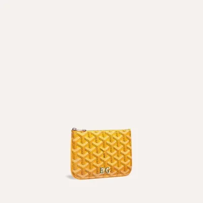 POCHETTE SENAT MINI INITIALES Yellow