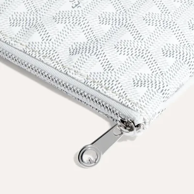 POCHETTE SENAT MINI INITIALES ホワイト