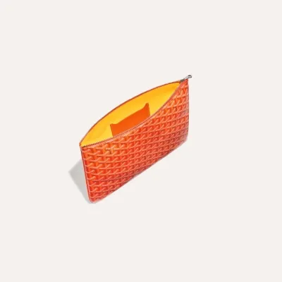 POCHETTE SENAT MM INITIALES ECO Orange