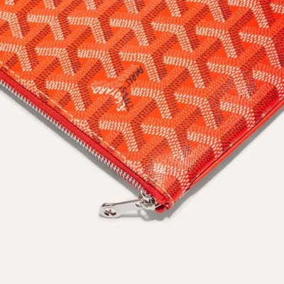 POCHETTE SENAT MM INITIALES ECO Orange