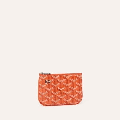 POCHETTE CLES SENAT NANO INITIALES Orange