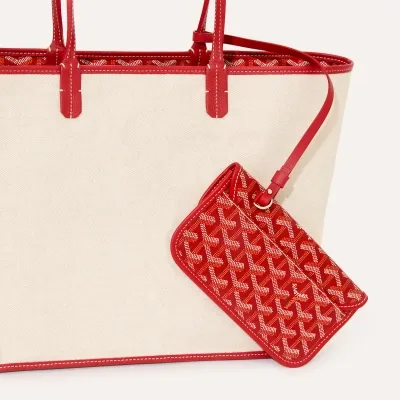 SAC SAINT LOUIS CROC PM BANDES INITIALES Red