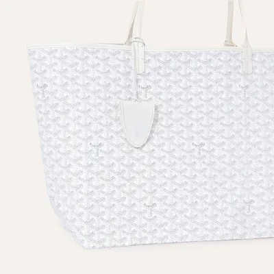 SAC SAINT LOUIS CROC GM INITIALES White