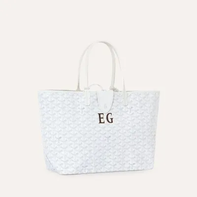 SAC SAINT LOUIS CROC PM INITIALES ホワイト