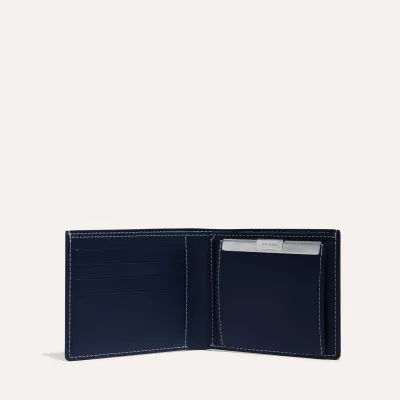 PORTEFEUILLE SAINT FLORENTIN BANDES INITIALES Navy Blue