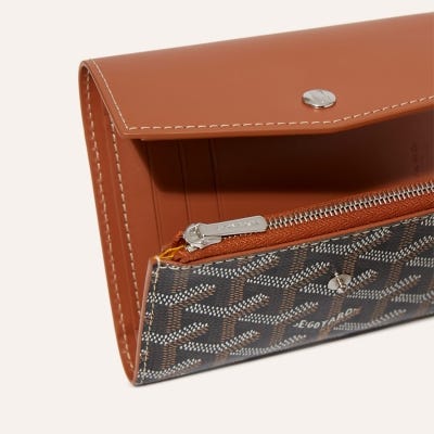 PORTEFEUILLE SAINT GABRIEL PM Black & Tan