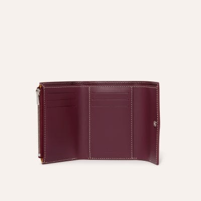 PORTEFEUILLE SAINT GABRIEL PM Burgundy