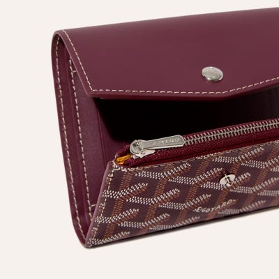 PORTEFEUILLE SAINT GABRIEL PM Burgundy