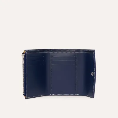 PORTEFEUILLE SAINT GABRIEL PM INITIALES Navy Blue