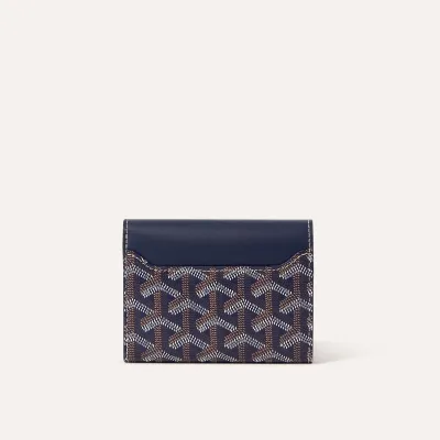 PORTEFEUILLE SAINT GABRIEL PM INITIALES Navy Blue