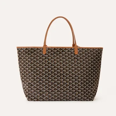 SAC SAINT LOUIS CROC GM Black & Tan