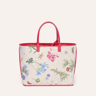 SAC SAINT LOUIS PM ENVERS FLORAL 2025 Fuchsia