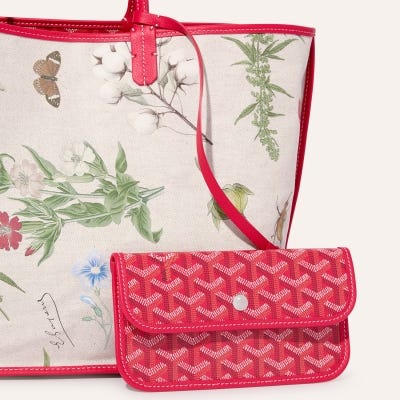 SAC SAINT LOUIS PM ENVERS FLORAL 2025 Fuchsia