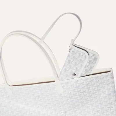 SAC SAINT LOUIS GM INITIALES Blanc