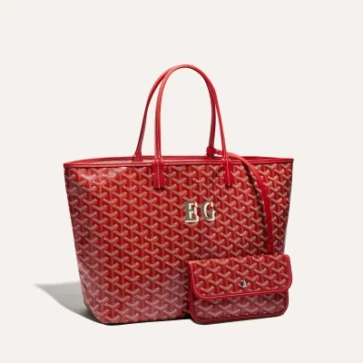 SAC SAINT LOUIS PM INITIALES Rouge