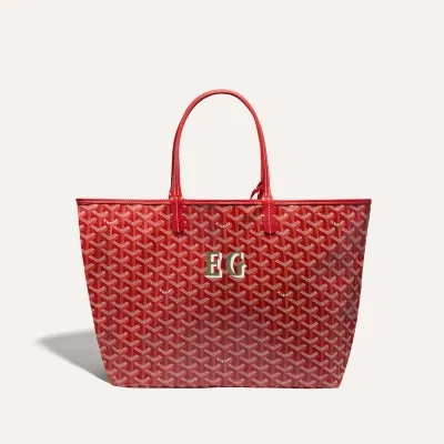 SAC SAINT LOUIS PM INITIALES Rouge