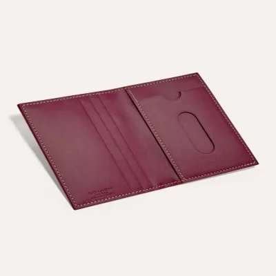 PORTE-CARTES SAINT MARC 2 버건디