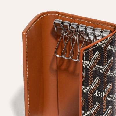 PORTE-CLES SAINT MICHEL Black & Tan