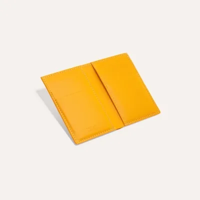 PORTE-CARTES SAINT PIERRE BANDES INITIALES ECO 옐로우