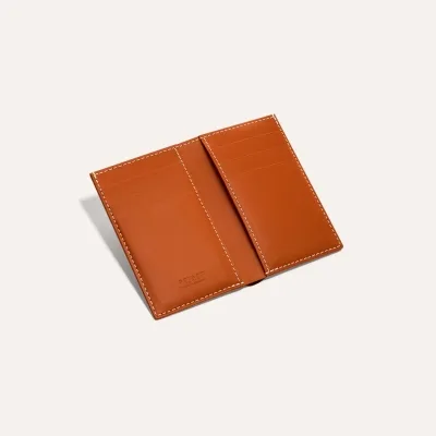 PORTE-CARTES SAINT PIERRE INITIALES ECO Black & Tan