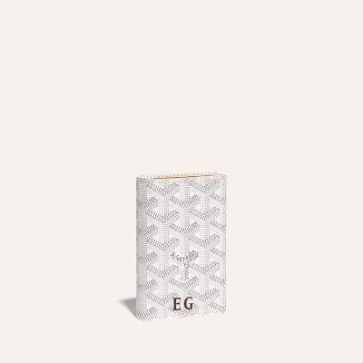 PORTE-CARTES SAINT PIERRE INITIALES ECO White