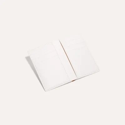 PORTE-CARTES SAINT PIERRE INITIALES ECO White