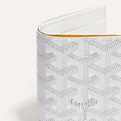 PORTE-CARTES SAINT PIERRE INITIALES ECO White