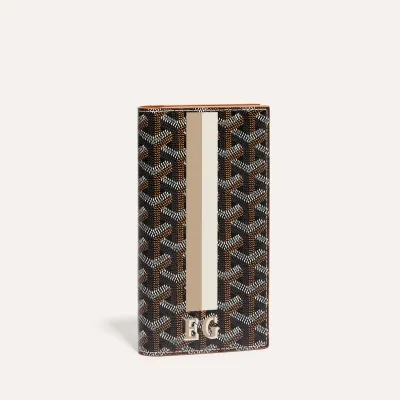 PORTEFEUILLE SAINT ROCH BANDES INITIALES ECO Black & Tan
