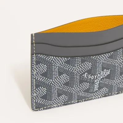 PORTE-CARTES SAINT SULPICE BANDES INITIALES ECO 그레이