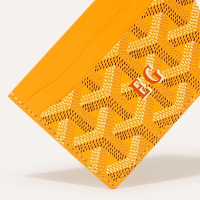 PORTE-CARTES SAINT SULPICE INITIALES ECO 옐로우