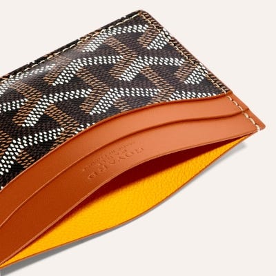 PORTE-CARTES SAINT SULPICE Black & Tan