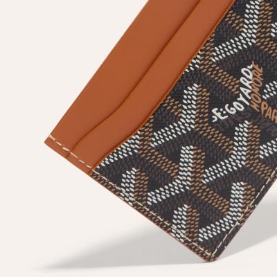 PORTE-CARTES SAINT SULPICE Black & Tan