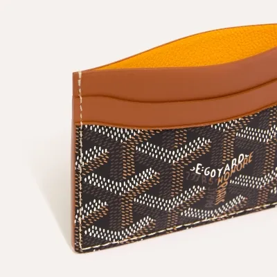 PORTE-CARTES SAINT SULPICE Black & Tan