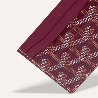 PORTE-CARTES SAINT SULPICE Burgundy