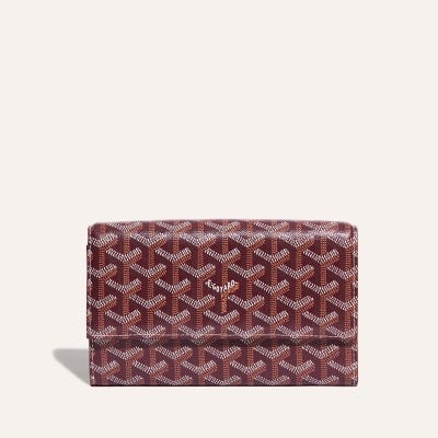 PORTEFEUILLE POCHETTE VARENNE 3 Bordeaux