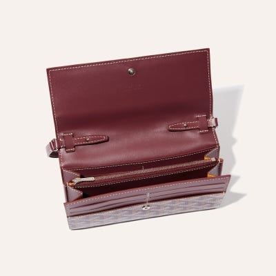 PORTEFEUILLE POCHETTE VARENNE 3 Bordeaux