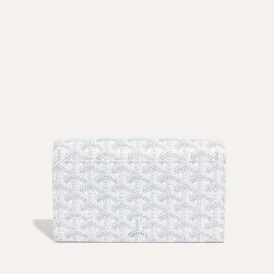 PORTEFEUILLE POCHETTE VARENNE 3 INITIALES Blanc