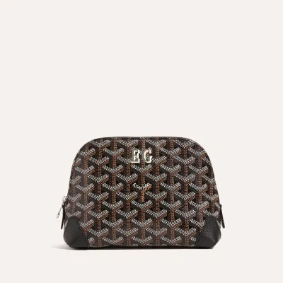 Vendôme Cosmetic pouch Initials - Black