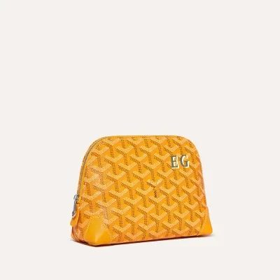 Vendôme Cosmetic pouch Initials - Yellow